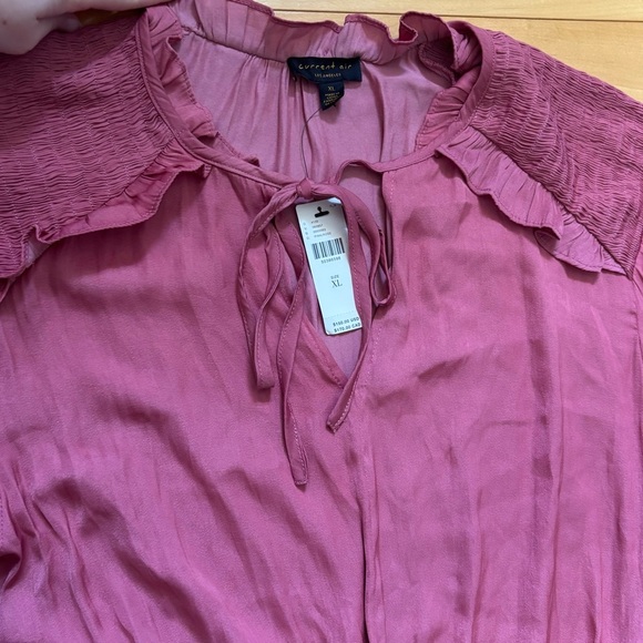 Anthropologie Cape May Midi Dress Current Air Rose Pink Extra Large New With Tag - Picture 4 of 7